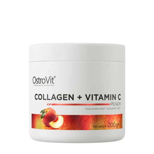 OstroVit Collagen + Vitamin C (200 g, Pêche)