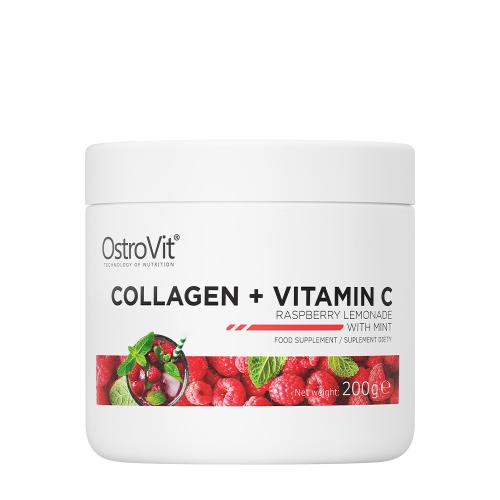 OstroVit Collagen + Vitamin C (200 g, Limonade à la Framboise Menthe)