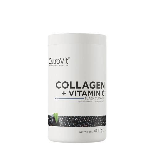 OstroVit Collagen + Vitamin C (400 g, Cassis)