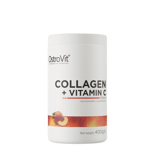 OstroVit Collagen + Vitamin C (400 g, Pêche)