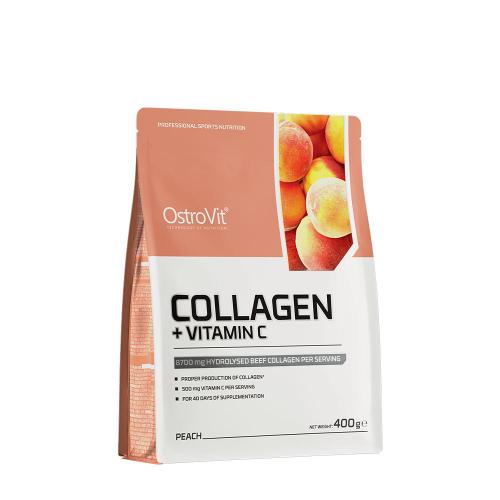 OstroVit Collagen + Vitamin C (400 g, Pêche)