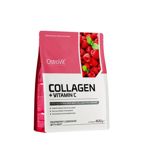 OstroVit Collagen + Vitamin C (400 g, Limonade à la Framboise Menthe)
