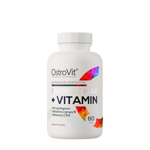 OstroVit Magnez MAX + Vitamin (60 Comprimé)
