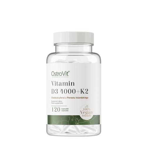 OstroVit Vitamin D3 4000 IU + K2 VEGE (120 Capsule)