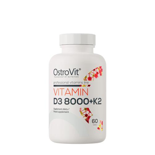 OstroVit Vitamin D3 8000 IU + K2 (60 Comprimé)