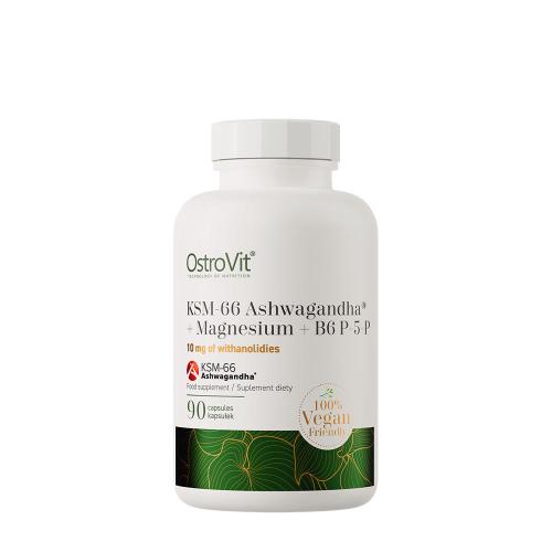 OstroVit KSM-66 Ashwagandha® + Magnesium + B6 P-5-P (90 Capsule végétale)
