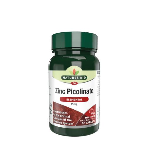 Natures Aid Zinc Picolinate 15 mg (30 Comprimé)