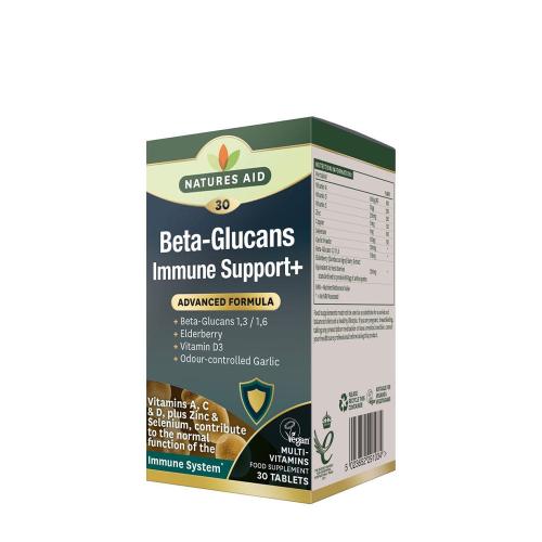 Natures Aid Beta-Glucans Immune Support+ (30 Comprimé)