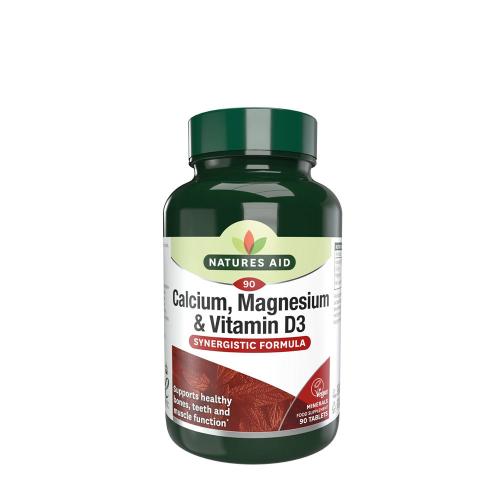 Natures Aid Calcium, Magnesium + Vitamin D3 (90 Comprimé)