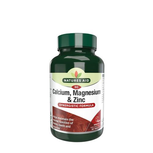 Natures Aid Calcium, Magnesium + Zinc (90 Comprimé)