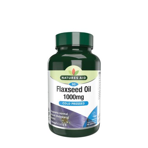 Natures Aid Flaxseed Oil 1000 mg (90 Capsule molle)