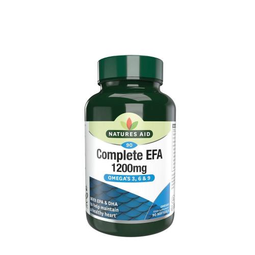 Natures Aid Complete EFA 1200 mg (Omega 3, 6 + 9) (90 Capsule molle)