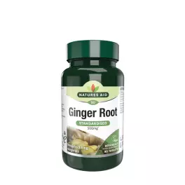 Natures Aid Ginger Root Standardised 500 mg (90 Comprimé)