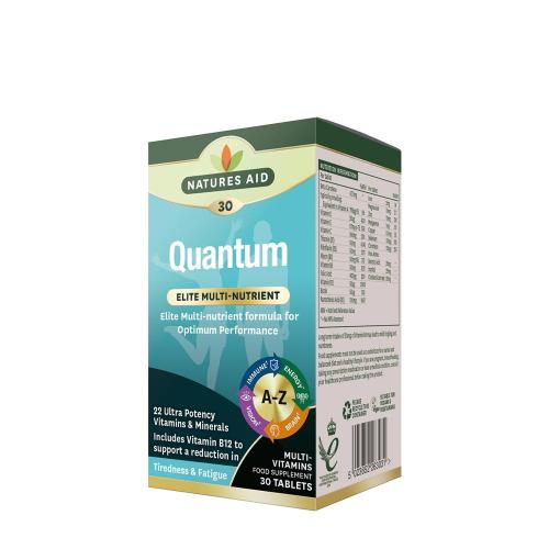 Natures Aid Quantum Multi-Vitamins & Minerals (30 Comprimé)