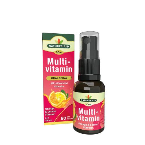 Natures Aid Multivitamin Daily Oral Spray (30 ml, Citron et Orange)