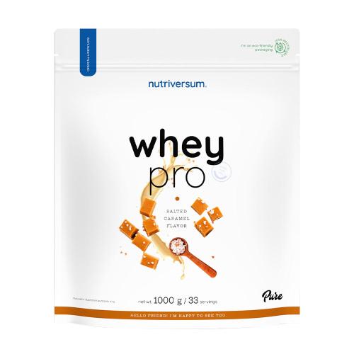 Nutriversum Whey PRO - PURE (1000 g, Caramel Salé)