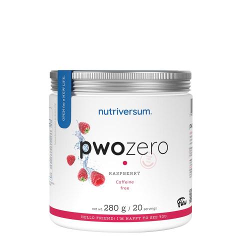 Nutriversum PWO Zero Caffeine (280 g, Framboise)