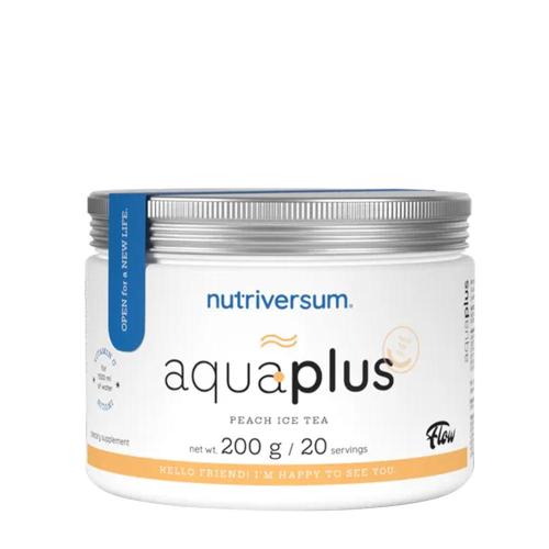 Nutriversum Aqua Plus - FLOW (200 g, Thé Glacé à la Pêche)