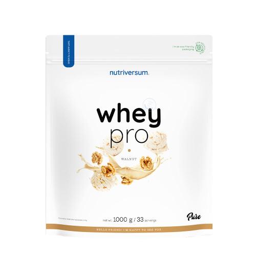 Nutriversum Whey PRO - PURE (1000 g, Noix)