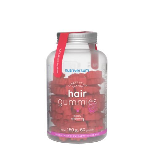 Nutriversum Hair Gummies - WOMEN  (60 Gélatine en bonbon, Fruits des Bois)