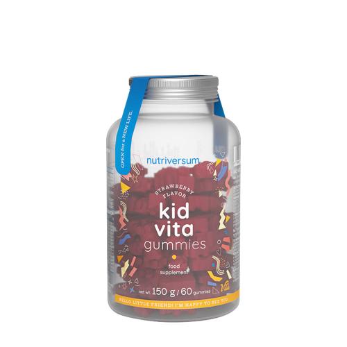 Nutriversum Kid Vita Gummies  (60 Gélatine en bonbon, Fraise)