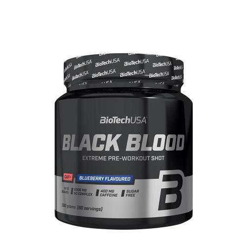 BioTechUSA Black Blood CAF+ (300 g, Myrtille Bleue)