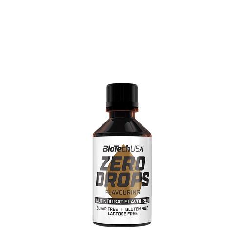 BioTechUSA Zero Drops  (50 ml, Nougat aux Noix)