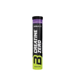   BioTechUSA Creatine Zero Effervescent Tablet (18 Comprimé effervescent, Raisin Bleu)
