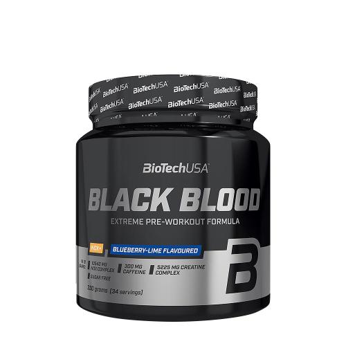 BioTechUSA Black Blood NOX+ (330 g, Myrtille Citron Vert)