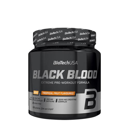 BioTechUSA Black Blood NOX+ (330 g, Fruits Tropicaux)