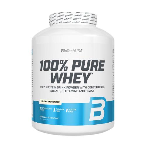 BioTechUSA 100% Pure Whey (2270 g, Riz au Lait)