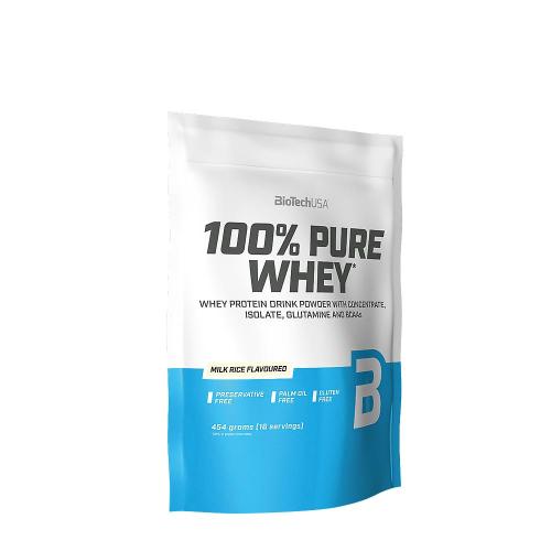 BioTechUSA 100% Pure Whey (454 g, Riz au Lait)