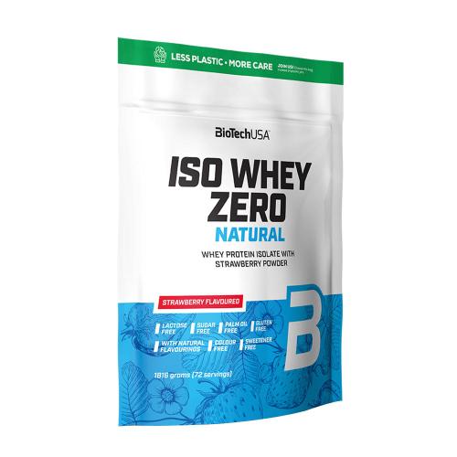 BioTechUSA Iso Whey Zero Natural  (1816 g, Fraise)