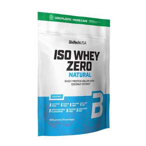 BioTechUSA Iso Whey Zero Natural  (1816 g, Noix de Coco)