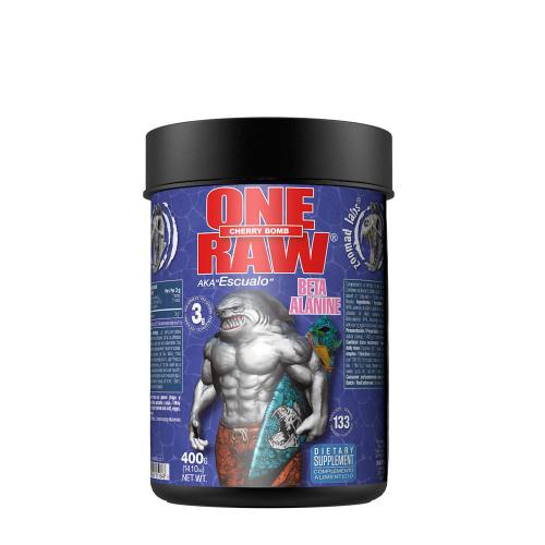 Zoomad Labs One Raw® Beta-alanine (400 g, Bombe de Cerise)