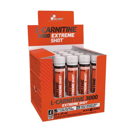 Olimp Sport L-Carnitine 3000 Extreme Shot (20 x 25ml, Orange)