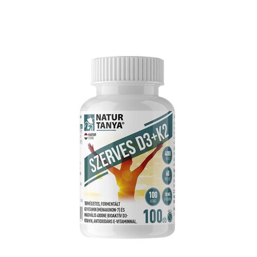 Natur Tanya Organic D3 + K2 Vitamin (100 Comprimé)