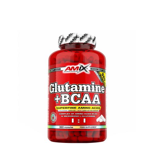 Amix L-Glutamine + BCAA (360 Capsule)