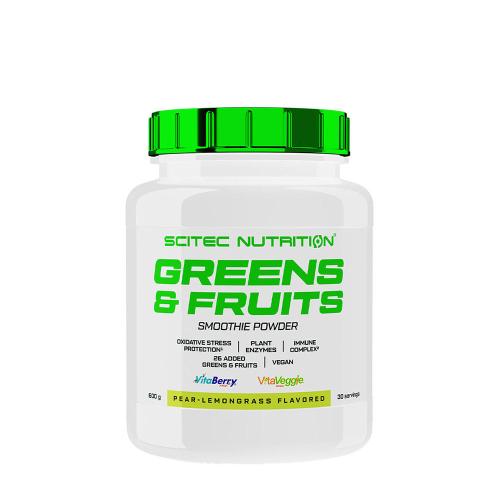 Scitec Nutrition Vita Greens & Fruits (600 g, Poire et Citronnelle)