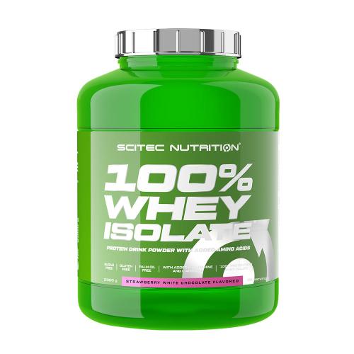 Scitec Nutrition 100% Whey Isolate (2000 g, Chocolat Blanc Fraise)