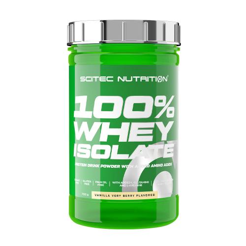 Scitec Nutrition 100% Whey Isolate (700 g, Vanille Fruits des Bois)