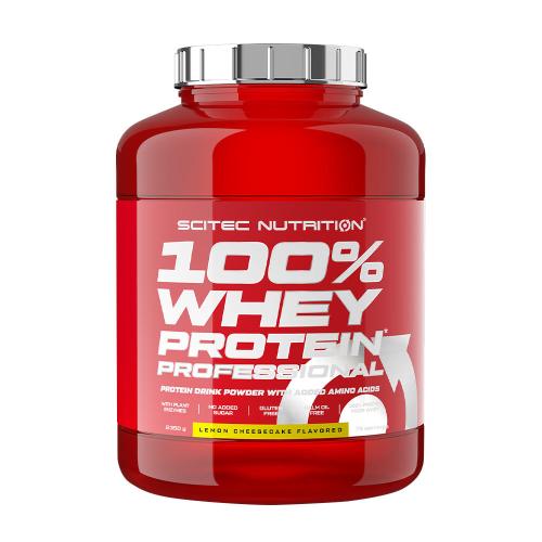 Scitec Nutrition 100% Whey Protein Professional (2350 g, Gâteau au Fromage Citron)