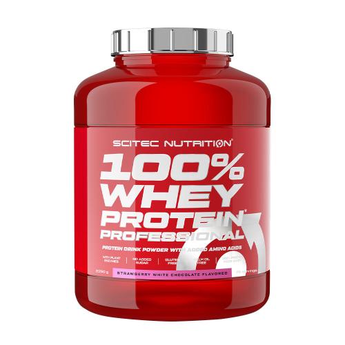 Scitec Nutrition 100% Whey Protein Professional (2350 g, Chocolat Blanc Fraise)