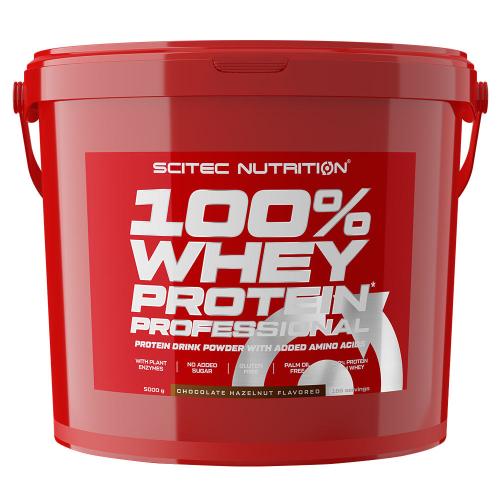 Scitec Nutrition 100% Whey Protein Professional (5000 g, Chocolat & Noisette)