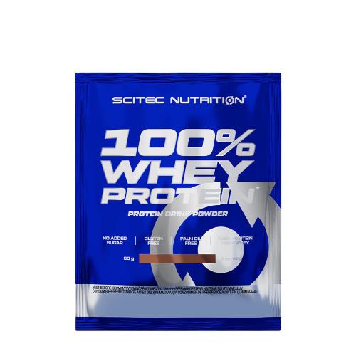 Scitec Nutrition 100% Whey Protein (30 g, Beurre de Cacahuètes)