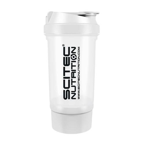 Scitec Nutrition Traveller Shaker (500 ml, Blanc)