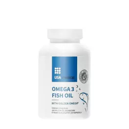 USA medical GOLDEN® Omega 3 Fish Oil (60 Capsule molle)