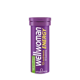   Vitabiotics Wellwoman Energy (10 Comprimé effervescent, Citron Vert)