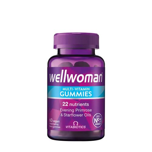 Vitabiotics Wellwoman Gummies  (60 Gélatine en bonbon, Baie)