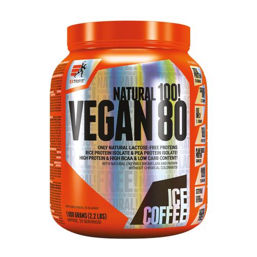 Extrifit Vegan 80 (1000 g, Café Glacé)